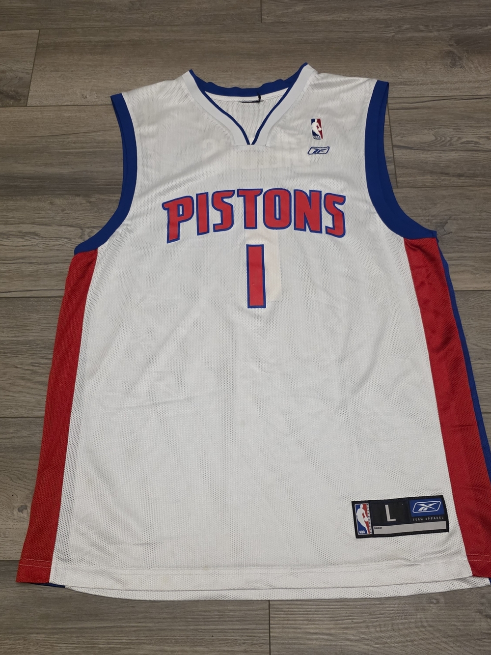 Vintage Detroit Pistons Chauncey Billups Jersey Size Large